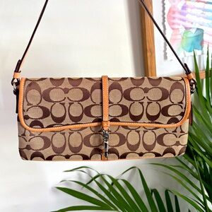 Coach Jacquard Hamptons Clip Bag Y2K Vintage